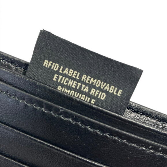 Fendi Leather Bifold Wallet Gray Yellow Black - Picture 7 of 8